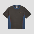 Load image into Gallery viewer, Polar Surf Panel T-Shirt Dirty Black / Grey Blue