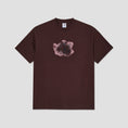 Load image into Gallery viewer, Polar Metal Logo T-Shirt Washed Bordeaux