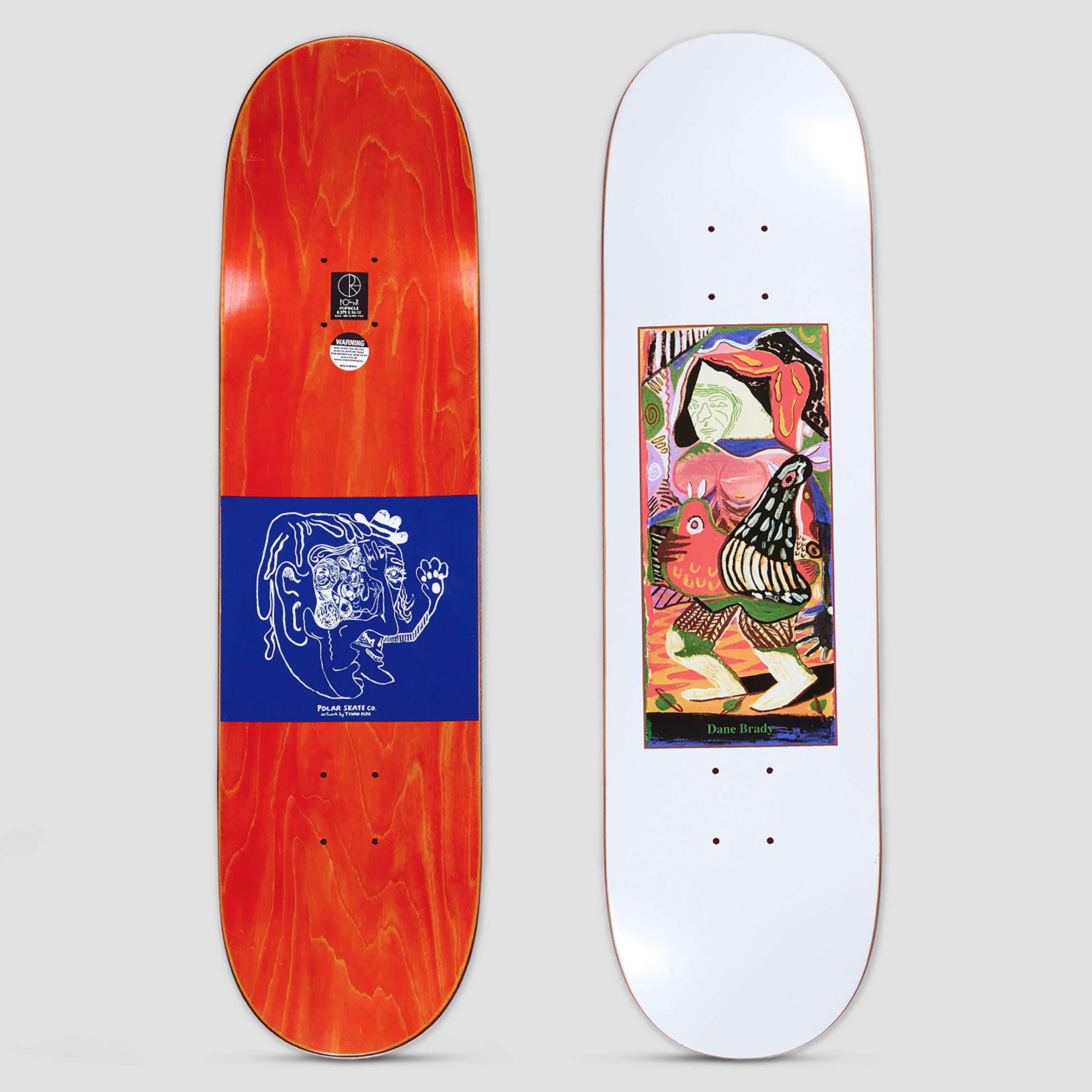 Polar Skate Co. Aaron Herrington Twisted Skateboard Deck 1991 Jr. PSC SP22 A 91JR Polar Skate Co. Aaron Herrington Twisted Skateboard Deck 1991 Jr. PSC SP22 A 91JR