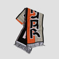 Load image into Gallery viewer, Polar Squares Football Scarf Orange / Grey
