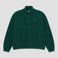 Load image into Gallery viewer, Polar Ivan Half Zip Sweatshirt Dark Emerald