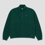 Polar Ivan Half Zip Sweatshirt Dark Emerald