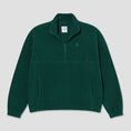Load image into Gallery viewer, Polar Ivan Half Zip Sweatshirt Dark Emerald