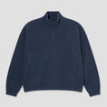 Load image into Gallery viewer, Polar Ivan Half Zip Sweatshirt Grey Blue
