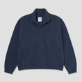 Load image into Gallery viewer, Polar Ivan Half Zip Sweatshirt Grey Blue