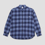 Polar Mitchell Longsleeve Shirt Shadow Check Blue