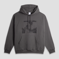 Load image into Gallery viewer, Polar Dave Apocalypse Nun Hoodie Dirty Black