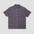 Load image into Gallery viewer, PassPort Workers Check Shirt Shortsleeve Navy