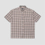 PassPort Workers Check Shirt Shortsleeve Sand