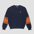 Load image into Gallery viewer, PassPort Organic Cotton Stripe Knit Sweater Navy