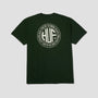 HUF Regional T-Shirt Forest Green / White