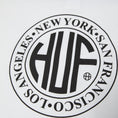 Load image into Gallery viewer, HUF Regional T-Shirt White / Black