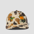 Load image into Gallery viewer, HUF Rigeon Snapback Hat Camo