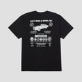 Load image into Gallery viewer, HUF Rim & Wheel Inc Shortsleeve T-Shirt Black