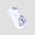 Load image into Gallery viewer, RIPNDIP Lord Nermal Ankle Socks White
