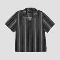 Load image into Gallery viewer, HUF Script Stripe Resort Shirt Black
