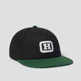 Load image into Gallery viewer, HUF Serif H 6 Panel Snapback Black