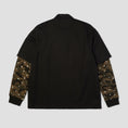 Load image into Gallery viewer, HUF Shadows Longsleeve Work Shirt Black
