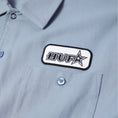 Load image into Gallery viewer, HUF Shadows Longsleeve Work Shirt Light Blue