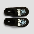 Load image into Gallery viewer, HUF Snow Angel Fuzzy Slipper Black
