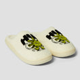 Load image into Gallery viewer, HUF Snow Angel Fuzzy Slipper Natural