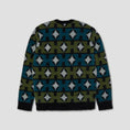 Load image into Gallery viewer, HUF Space Age Crew Sweater Pine