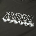 Load image into Gallery viewer, HUF x Spitfire Burn Heavyweight T-Shirt Washed Black