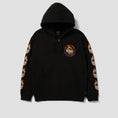Load image into Gallery viewer, HUF x Spitfire Chrome Head Full Zip Hoodie Black