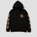 Load image into Gallery viewer, HUF x Spitfire Chrome Head Full Zip Hoodie Black