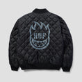 Load image into Gallery viewer, HUF x Spitfire Reversible Plaid Jacket Navy / Black