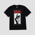 Load image into Gallery viewer, HUF Stax Snap Shortsleeve T-Shirt Black
