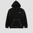 Load image into Gallery viewer, HUF Stretch Zip Hood Black