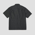Load image into Gallery viewer, HUF Stretch Micro Plaid Shortsleeve Shirt Black