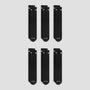 Nike Everyday Plus Cushioned Socks Black / White (6 pairs)