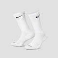 Load image into Gallery viewer, Nike Everyday Plus Cushioned Socks White / Black (6 pairs)