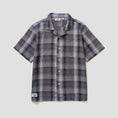 Load image into Gallery viewer, Service Works Plaid Resort Shirt Black
