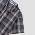 Load image into Gallery viewer, Service Works Plaid Resort Shirt Black