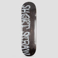 Load image into Gallery viewer, Short Straw 8.5 Warped Medium Concave Skateboard Deck Black / White