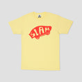 Load image into Gallery viewer, Slam City Skates From a Skate Shop T-Shirt Yellow / Red