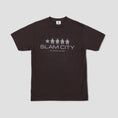 Load image into Gallery viewer, Slam City Skates Review T-Shirt Black / Grey