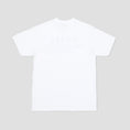 Load image into Gallery viewer, Slam City Skates Review T-Shirt White / Blue