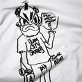 Load image into Gallery viewer, Slam City Skates x Slawn No Pockets T-Shirt White
