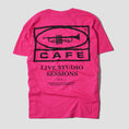 Load image into Gallery viewer, Skateboard Cafe 45 T-Shirt Pink / Black