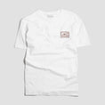 Load image into Gallery viewer, Skateboard Cafe 45 T-Shirt White / Coffee