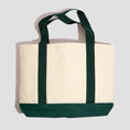 Load image into Gallery viewer, Skateboard Cafe 45 Tote Bag Cream / Forest Green