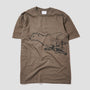 Skateboard Cafe Catch Me If You Can T-Shirt Olive
