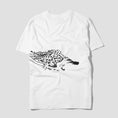 Load image into Gallery viewer, Skateboard Cafe Catch Me If You Can T-Shirt White
