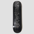 Load image into Gallery viewer, Skateboard Cafe 8.375 C2 Shape Clouds Skateboard Deck Black / Silver Foil