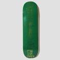 Load image into Gallery viewer, Skateboard Cafe 8.25 Clouds C2 Shape Skateboard Deck Forest Green / Gold Foil