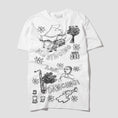 Load image into Gallery viewer, Skateboard Cafe Gaurab Sketches T-Shirt White